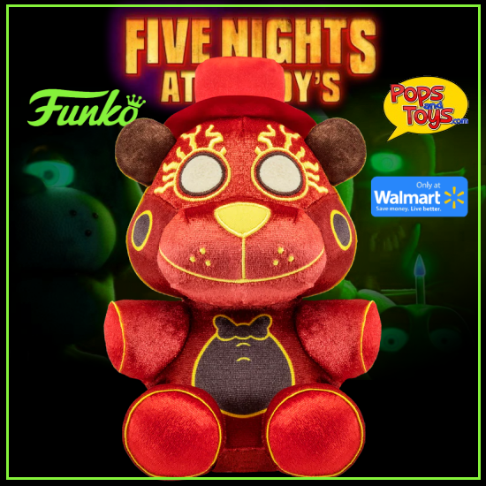 Funko FNAF Freddy Plush Special Delivery Livewire Orange Walmart Exclusive