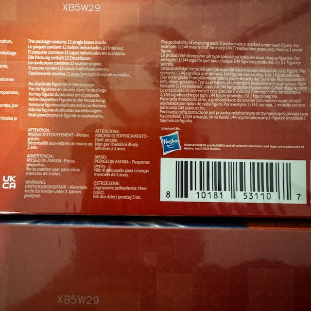 Blokees Transformers Defender Version 04 Tyrants Fury - 12 pack Sealed Case - No Duplicates
