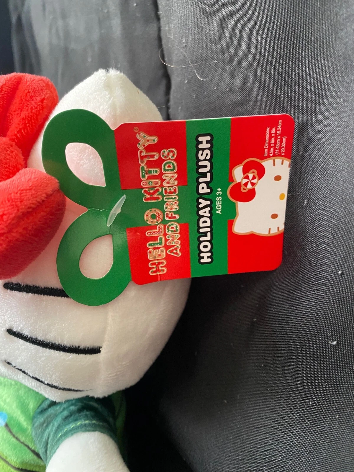 Hello Kitty and Friends 8" Plush Hello Kitty as Christmas Tree Original