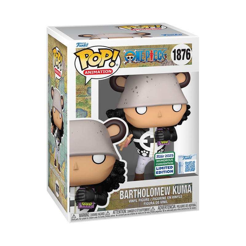 Funko Pop One Piece Bundle Bartholomew Kuma Wondecon #1876 + Emporio Ivankov #1906 Exclusive