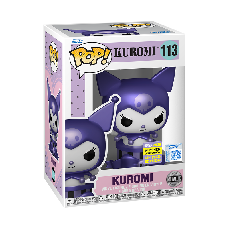 Funko Pop! Kuromi In Gift Box Anniversary Metallic Exclusive #113