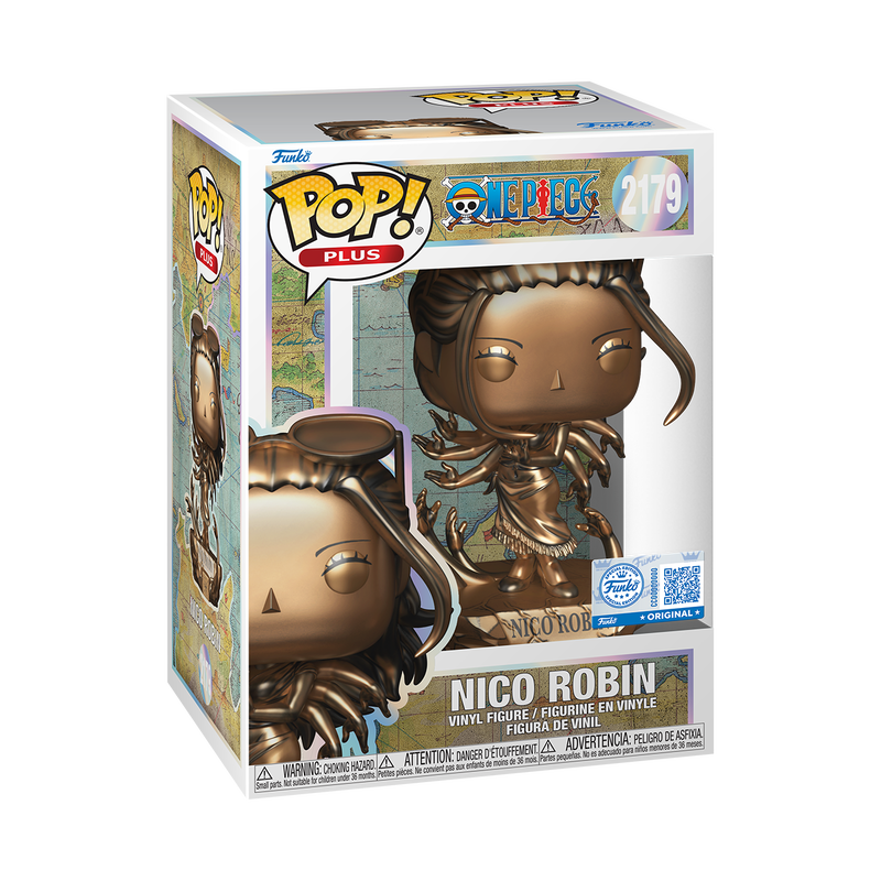 Funko Pop Nico Robin & Franky Bronze Statue One Piece #2179 #2180