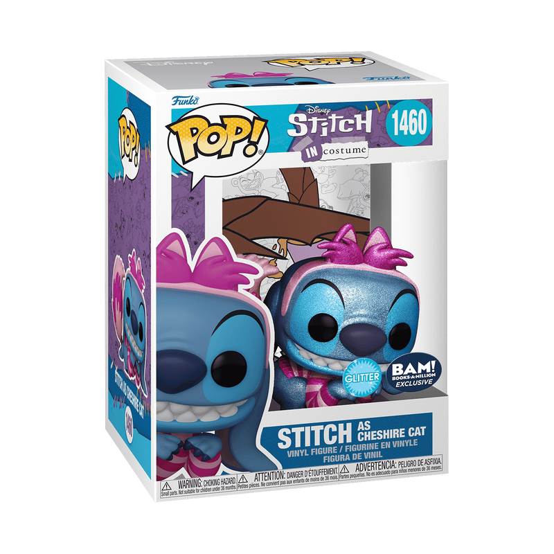 Funko POP! Lilo & Stitch - Disney - Stitch As Cheshire Cat # 1460 Glitter Exclusive Books a Million