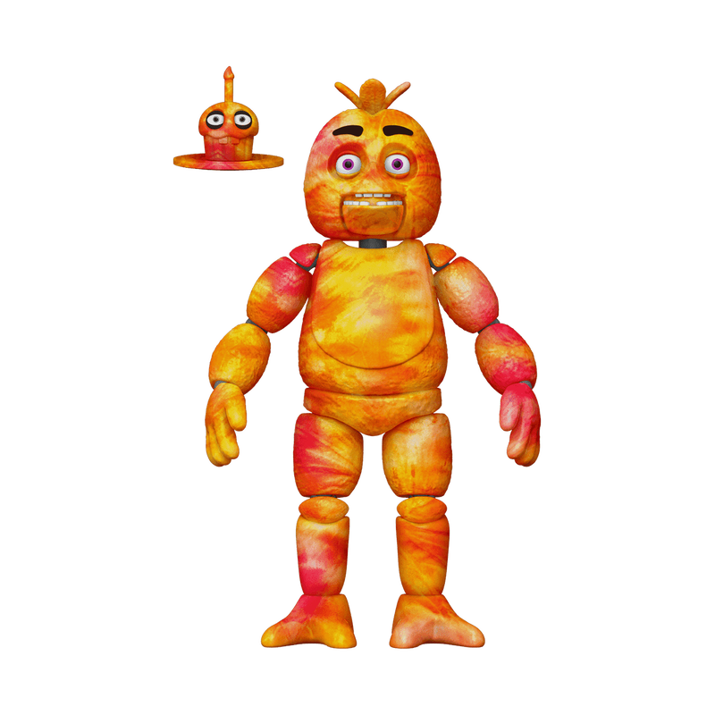 Funko FNAF Tie Dye Chica with Cupcake Action Figure Five Nights at Freddy's