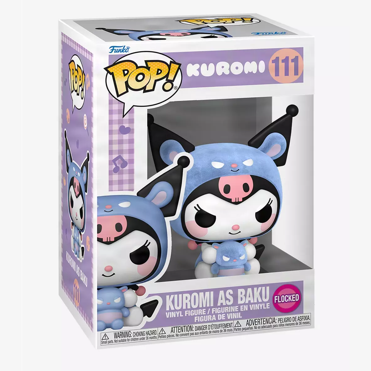 Funko Pop! Kuromi As Baku Cosplay Flocked Exclusive #111