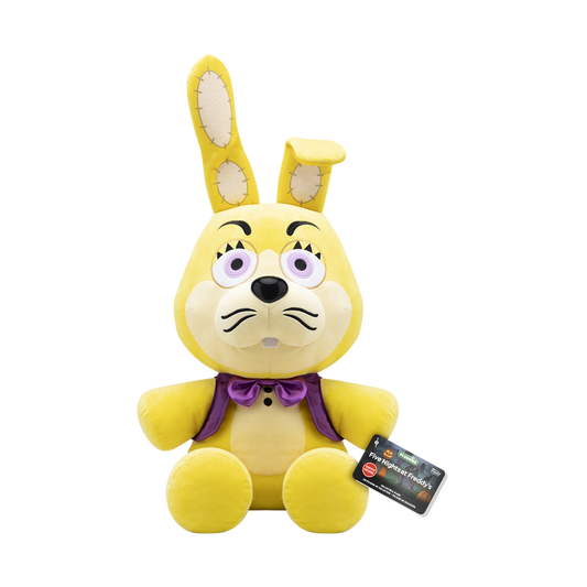 FNAF Funko Glitchtrap Gold Bonnie Jumbo Mega Plush 16" NWT Gamestop Exclusive