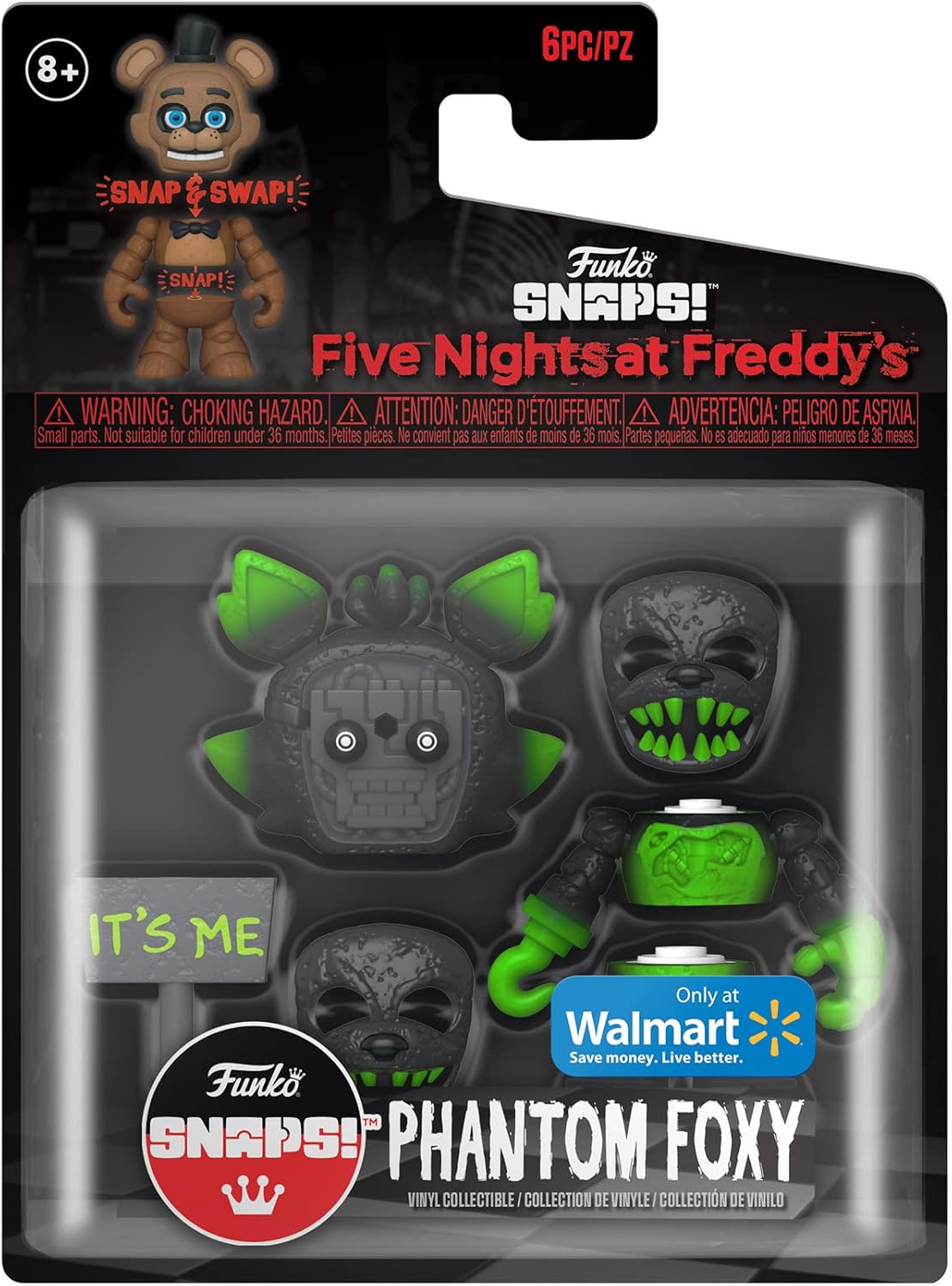 Funko Snaps! FNAF Phantom Foxy Walmart Exclusive