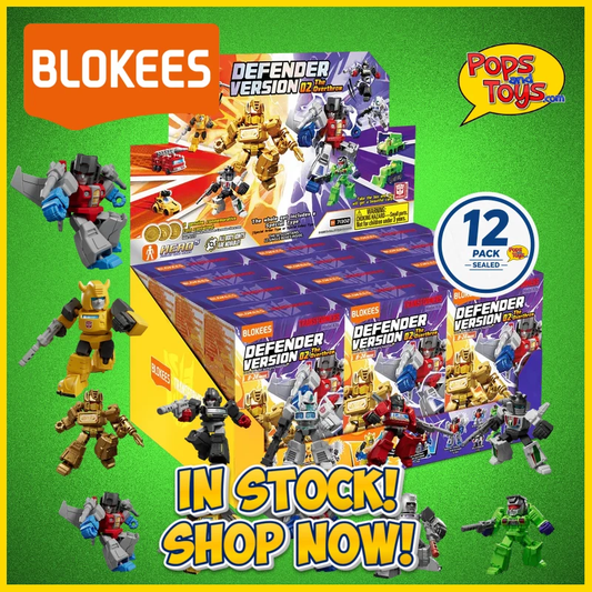 Blokees Transformers Defender 2 - 12 Pack Class Series - Sealed Case - Overthrow