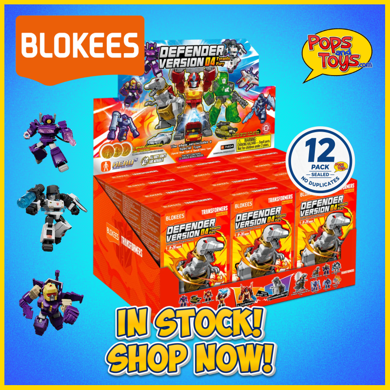 Blokees Transformers Defender Version 04 Tyrants Fury - 12 pack Sealed Case - No Duplicates