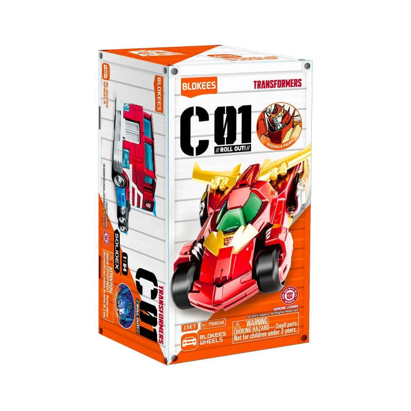 Blokees Wheels Transformers C01 - 12 Pack Sealed Display Case - No Duplicates