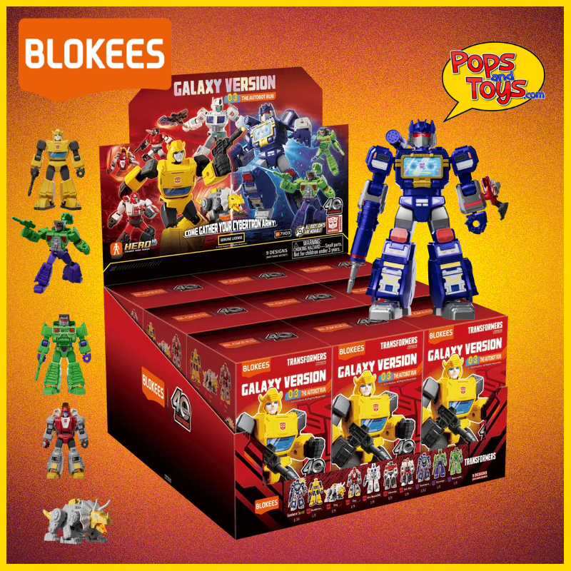 Blokees Transformers Galaxy Version 03 The Autobot Run - 9 Pack - Sealed Case