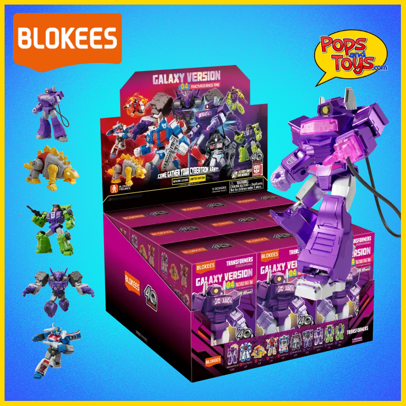 Blokees Transformers Galaxy Version 04 Fractured Space-Time - 9 Pack - Sealed Case