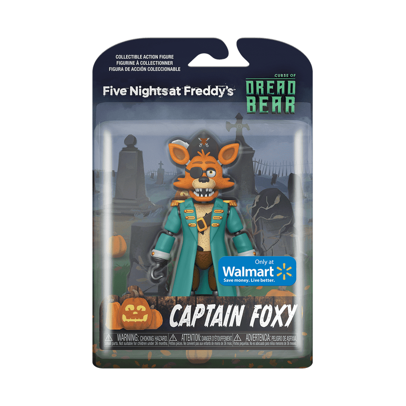 Funko FNAF Captain Foxy (Dreadbear) Action Figure 5" Five Nights at Freddy's Exclusive