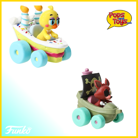 Funko Racers Set: Five Nights at Freddy's FNAF - Chica and Foxy