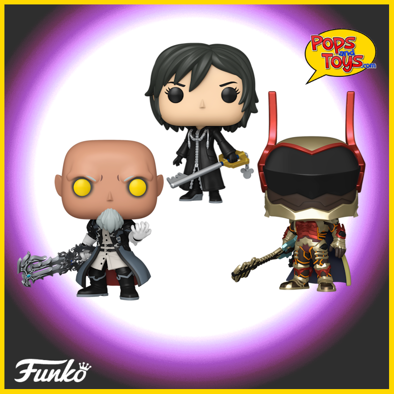Funko POP! Disney Bundle Kingdom Hearts Keyblade - Lingering Will # 1120 - Xion # 1121 - Xehanort # 1123