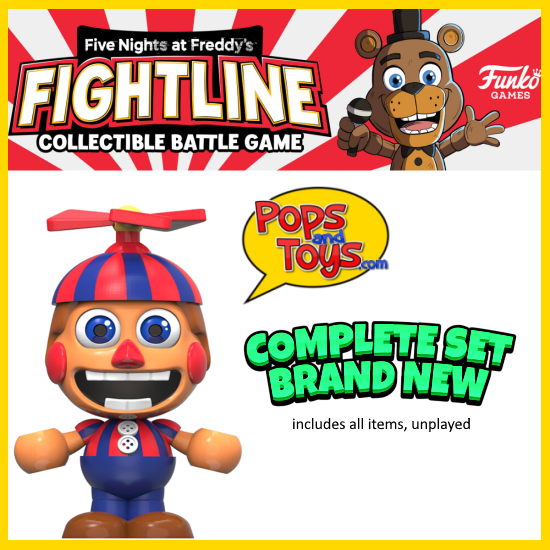 Funko Fightline FNAF Balloon Boy Complete Set New Gamestop Exclusive Figure