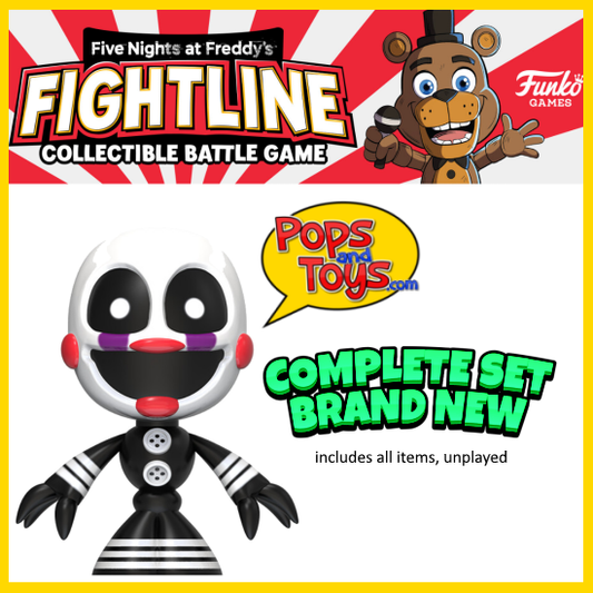 Funko Fightline FNAF Marionette Complete Set New Gamestop Exclusive Figure