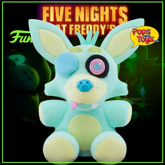 Funko FNAF Plush: Green Foxy Spring Colorway - Authentic Funko Product