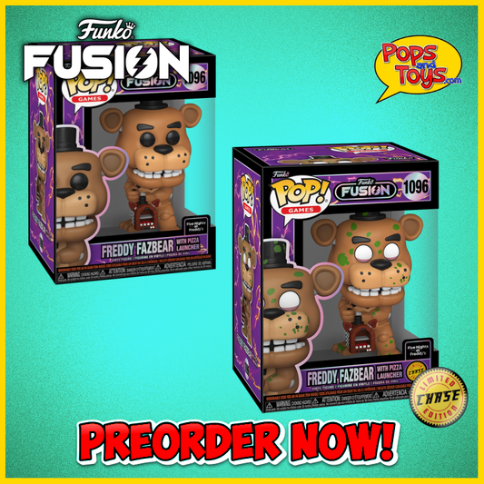 Funko Fusion FNAF Fazbear Freddy Chase + Common Set Bundle #1096