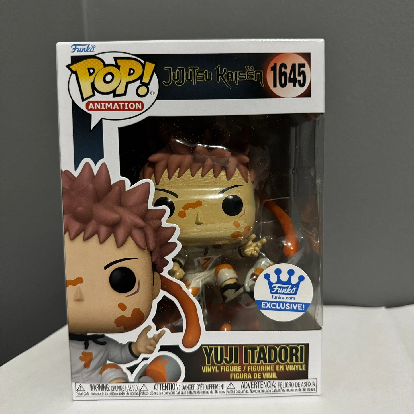 Funko pop! Jujutsu Kaisen - Yuji Itadori JJK Paint Can #1645 Exclusive