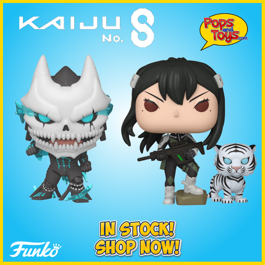 Funko Pop! Kaiju No. 8 - Plus #2084 & Mina Ashiro & Bakko #2085 Bundle Set