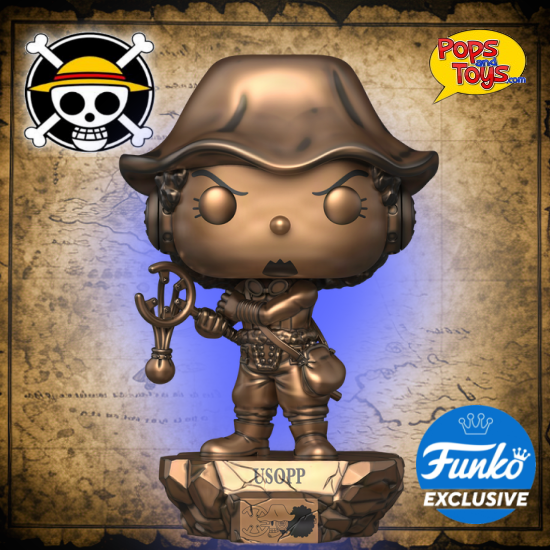Funko Pop! Plus Usopp Statue (Bronze) with Protector 2016 Exclusive