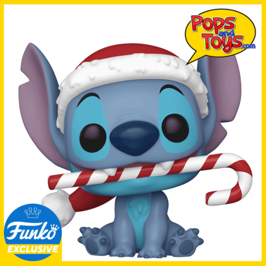 Funko Pop! Disney Stitch with Candy Cane Holidays Exclusive Figure #1502