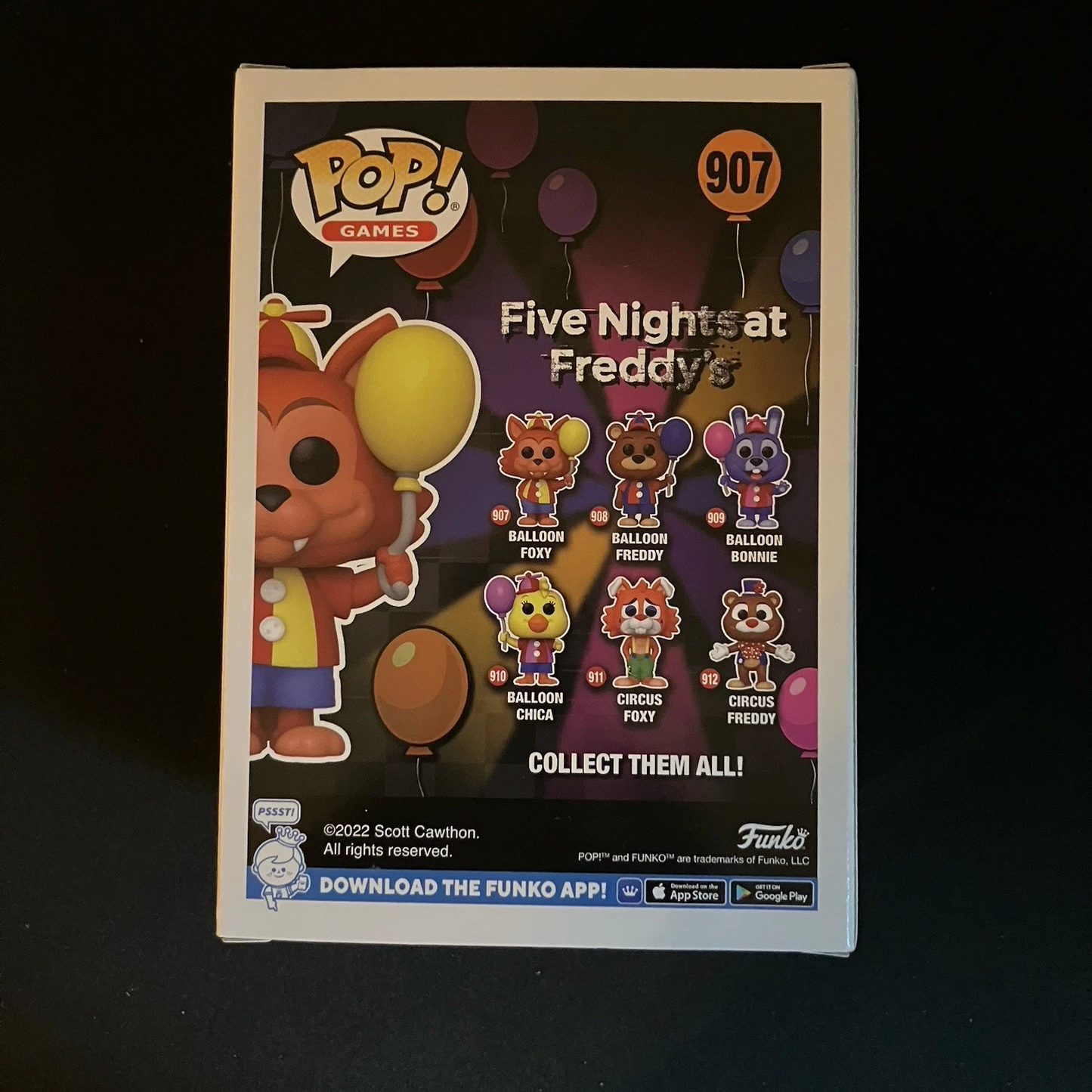 Funko POP! Fnaf Games: Five Nights At Freddy's - Balloon Foxy #907