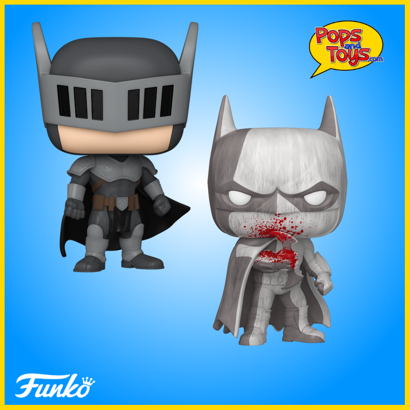 Funko Pop! Bundle - Batman Arkham City #602 Bloody and Batman Knight #513 Exclusive Vinyl Figure DC Comics