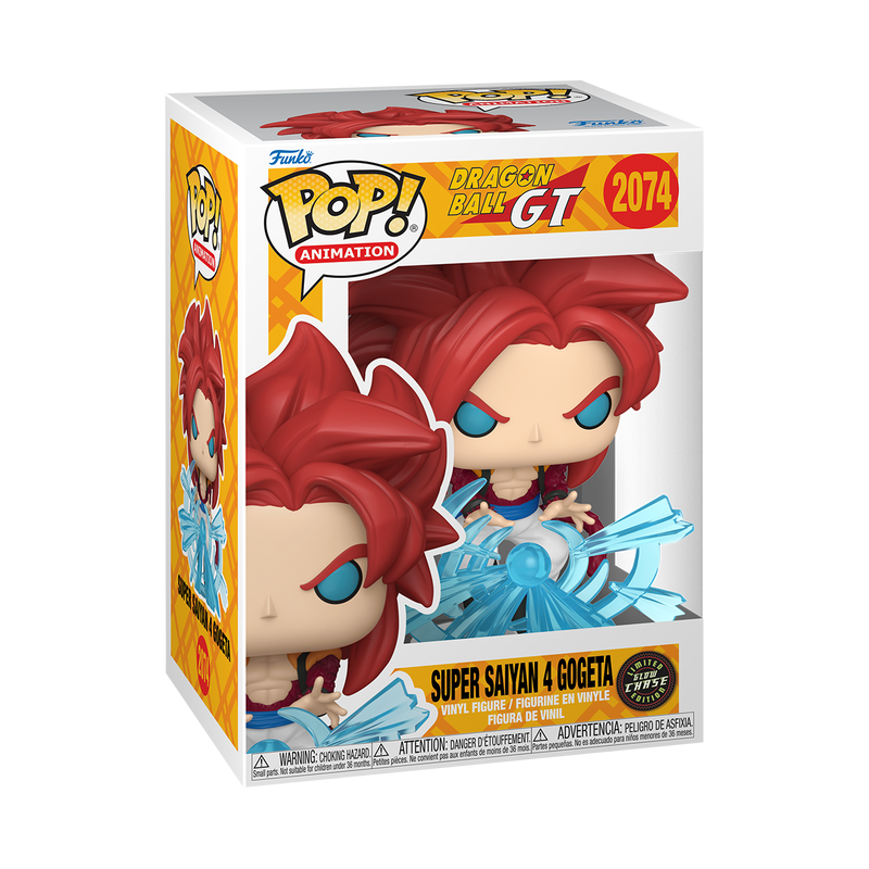 Funko Pop! Bundle - Super Saiyan 4 Gogeta Dragon Ball GT #2074 Chase plus commom Set