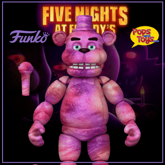 Funko FNAF Tie Dye Freddy Action Figure Five Nights at Freddy's