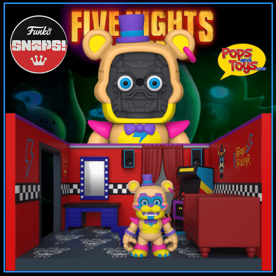 Funko SNAPS! Glamrock Freddy with Dressing Room Playset