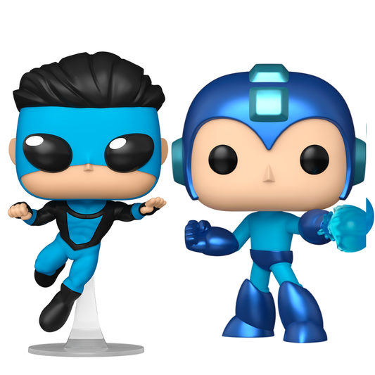 Funko Pop! Fusion Bundle 3 Pack - Mega Man #1097 + Invincible #1098 Bundle