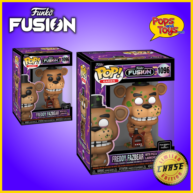 Funko Fusion FNAF Fazbear Freddy Chase + Common Set Bundle #1096