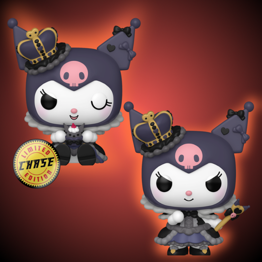 Funko Pop! Kuromi Chase (Royal Outfit) (20th Anniversary) #110 Chase + Common  Bundle