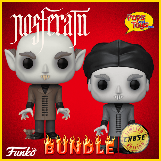 Funko Pop! Nosferatu Count Orlok #1267 Common + Chase Bundle Set of 2