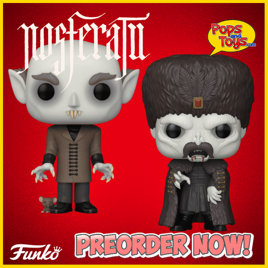Funko Pop! Nosferatu Count Orlok with Coat #1921 + #1267 Common Bundle Set of 2