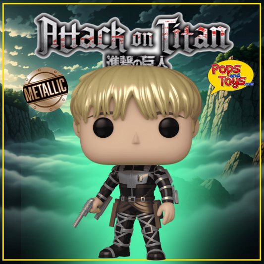 Funko Pop! Armin Arlelt Attack On Titan #1447 Metallic Chalice Exclusive