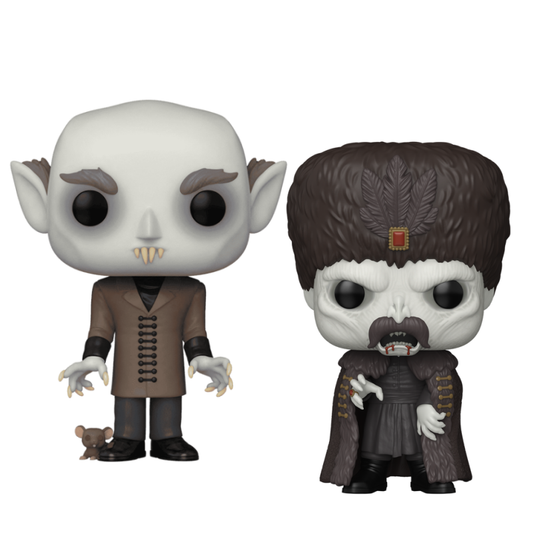 Funko Pop! Nosferatu Count Orlok with Coat #1921 + #1267 Common Bundle Set of 2