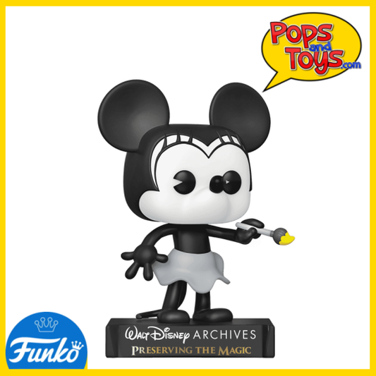 Funko Pop! Plane Crazy Minnie Disney #1389 Disney Archives [Vaulted]