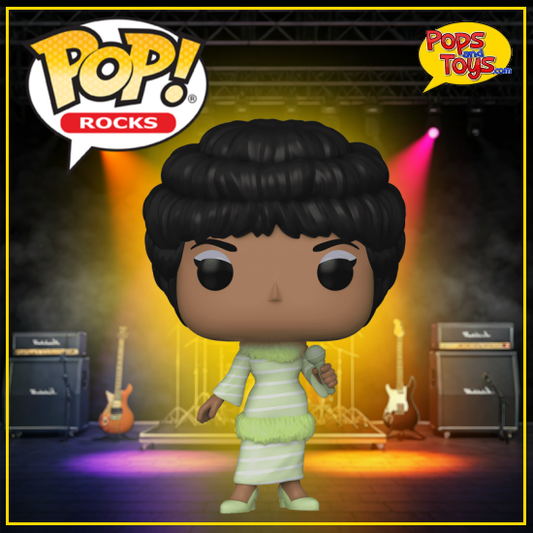 Funko Pop! Rocks Aretha Franklin in Green Dress #365 [Vaulted]