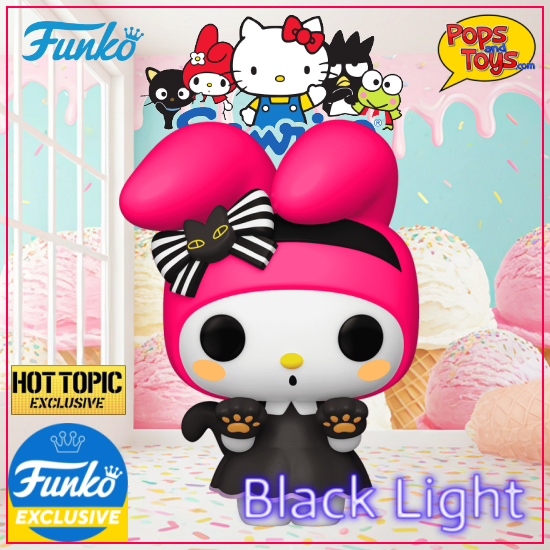 Funko Pop! Sanrio My Melody #72 Black Light Hot Topic Exclusive