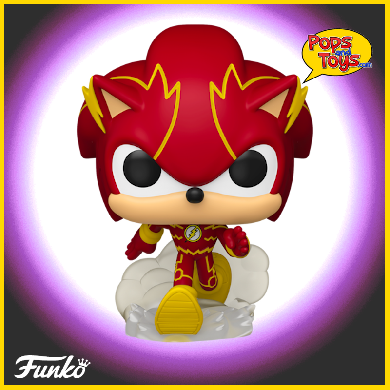 Funko Pop Heroes! DC x Sonic the Hedgehog As the Flash Special Edition #593