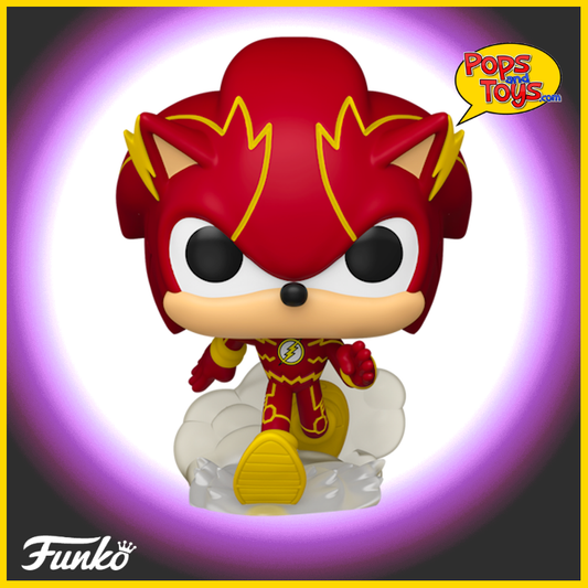 Funko Pop Heroes! DC x Sonic the Hedgehog As the Flash Special Edition #593