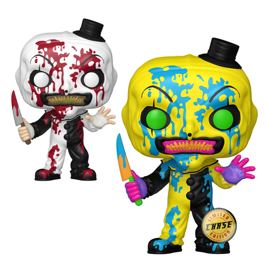 Terrifier 3 Art the Clown Bloody Funko Pop! Figure Set of 2 #1948 Chase +Commom plus Hard protector