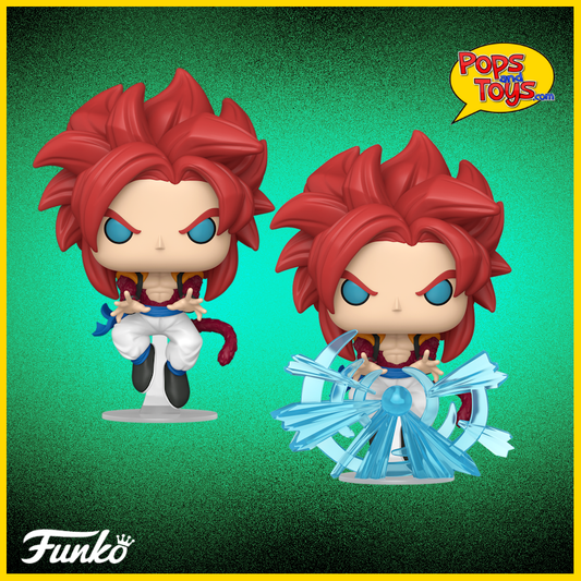 Funko Pop! Bundle - Super Saiyan 4 Gogeta Dragon Ball GT #2074 Chase plus commom Set