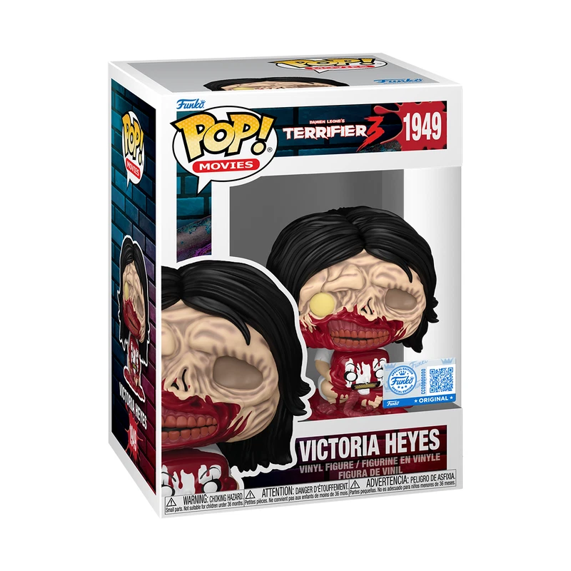 Funko Pop! Terrifier 3 Art the Clown Bundle - Bloody Victoria Heyes #1949 + Art of the Clown #1948