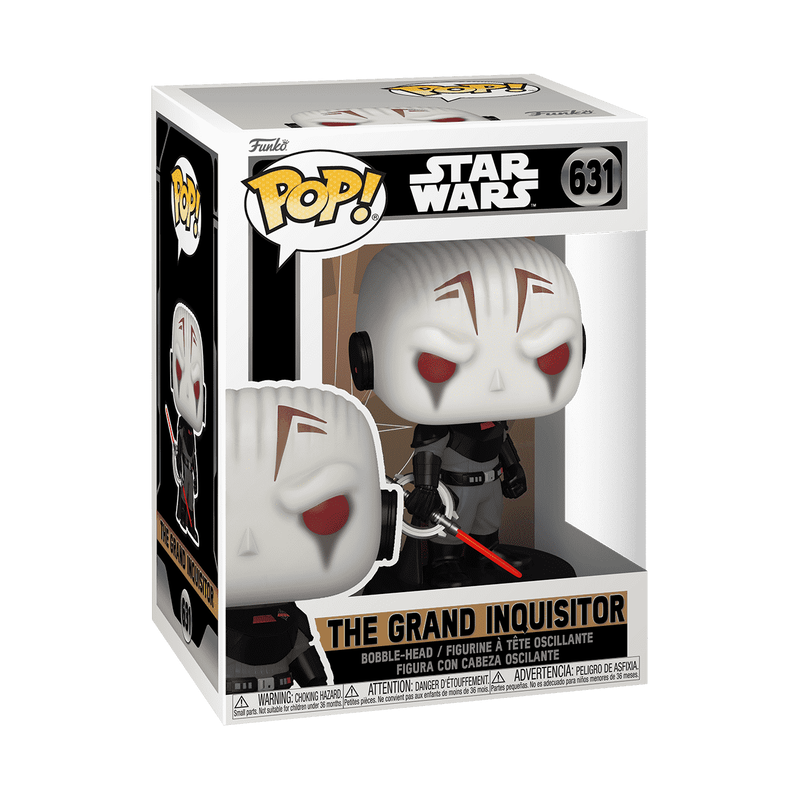 Funko Pop! Star Wars Bundle - The Clone ARC Trooper Jesse # 807 - The Grand Inquisitor # 631 - Darth Vader # 600 Set