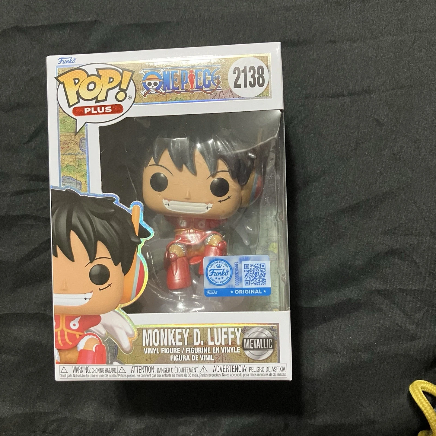 Funko Pop One Piece Monkey D. Luffy # 2138 - Egghead Metallic Exclusive