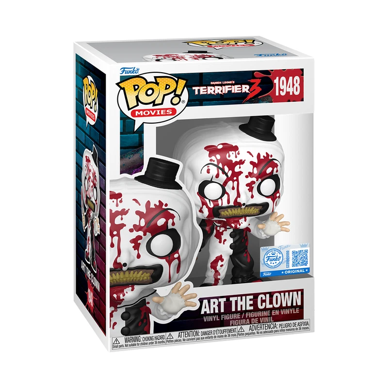 Terrifier 3 Art the Clown Bloody Funko Pop! Figure #1948